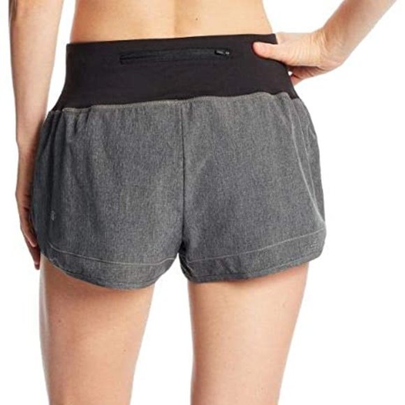 Women 3.5" Knit Premium Running Shorts Zip Pockect - Picture 3 of 4